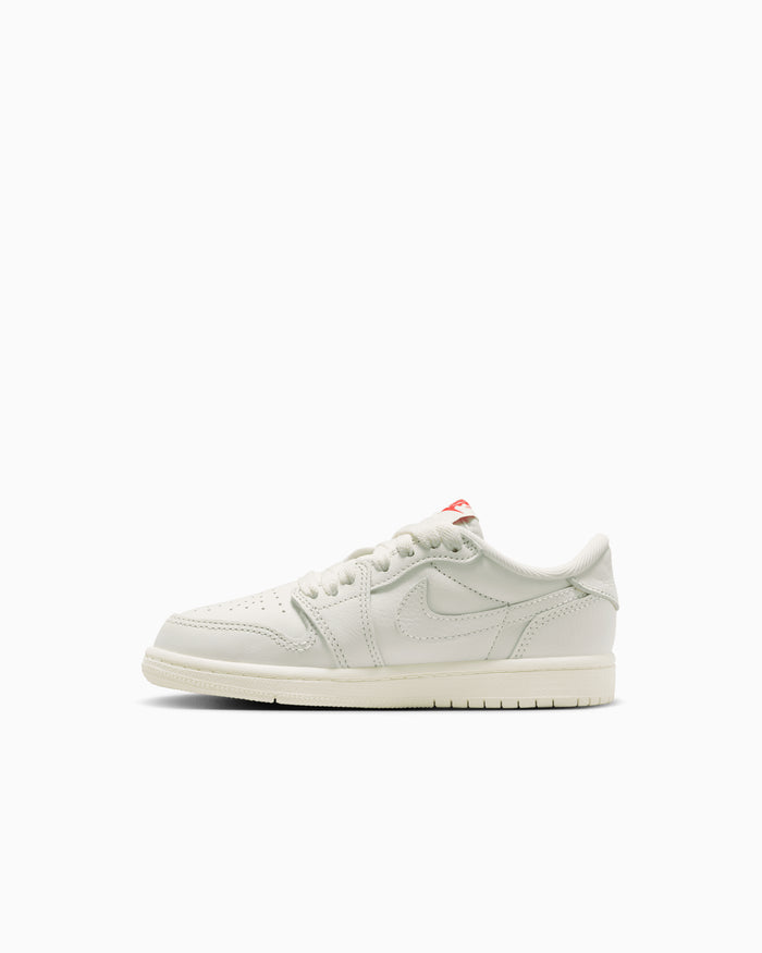 Sneakers Air Jordan 1 Retro Low OG "Sail and University Red" (PS) - HQ6996-100