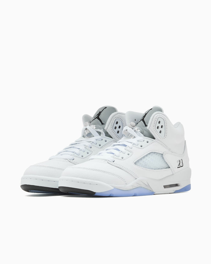 Sneakers Air Jordan 5 Retro OG "White Metallic" (GS) - HQ7980-103