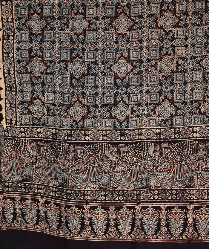 Ajrakh modal silk Two piece suit
