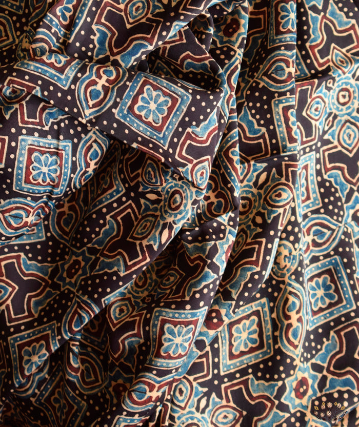 Ajrakh modal silk Two piece suit