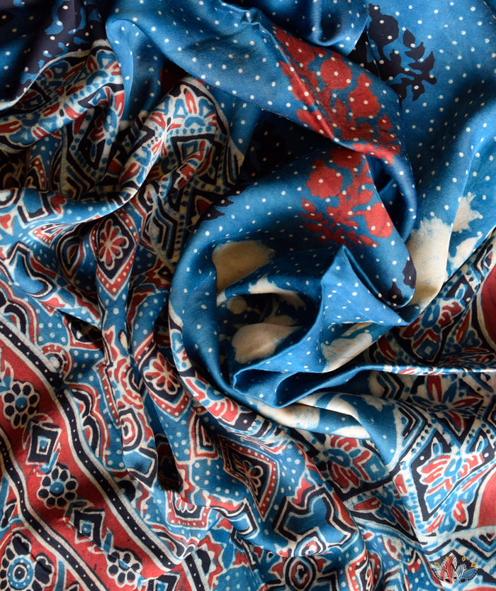 Ajrakh modal silk Two piece suit