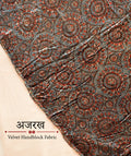 AJRAKH VELVET HAND PRINTED YARDAGE Set (2.5 meter)