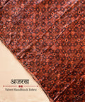 AJRAKH VELVET HAND PRINTED YARDAGE Set (3 meter)