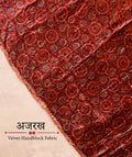 AJRAKH VELVET HAND PRINTED YARDAGE Set (3 meter)
