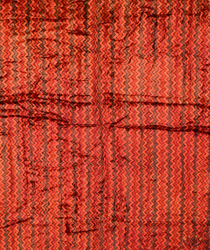 AJRAKH VELVET HAND PRINTED YARDAGE Set (3 meter)