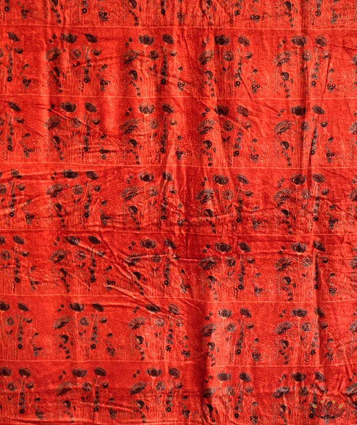 AJRAKH VELVET HAND PRINTED YARDAGE Set (3 meter)