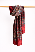AJRAKH VELVET HANDBLOCK PRINTED STOLE