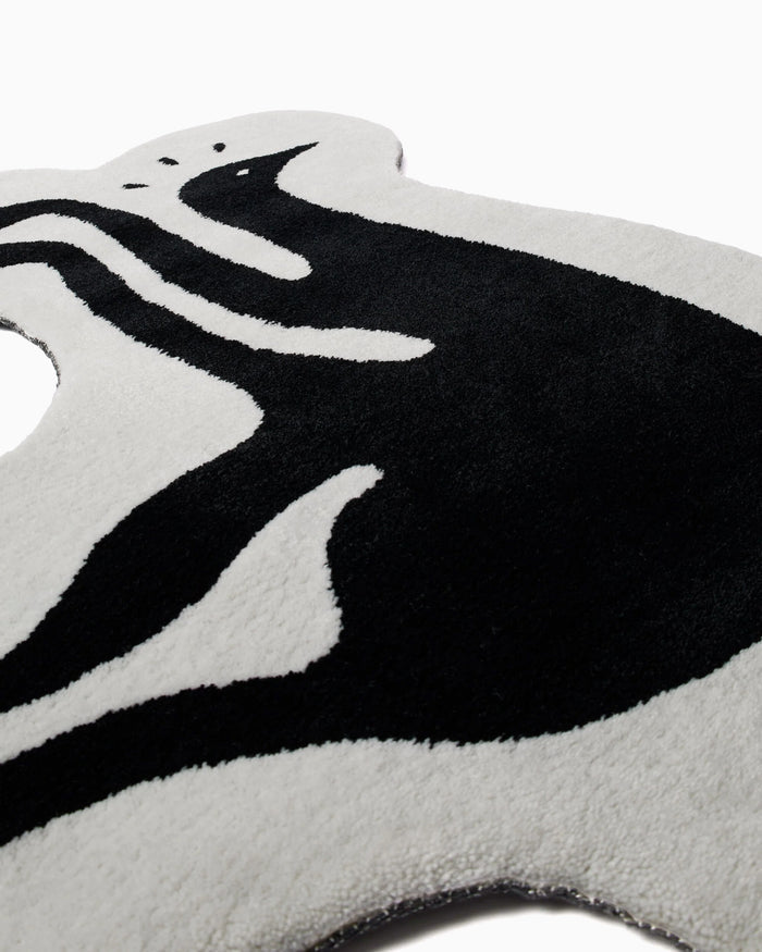 Decoration by Parra High Heel Gloves Rug - 56285-White