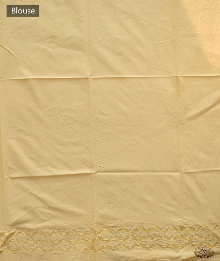 Applique Cotton Saree