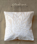 APPLIQUE CUSHION COVER (16*16 IN)