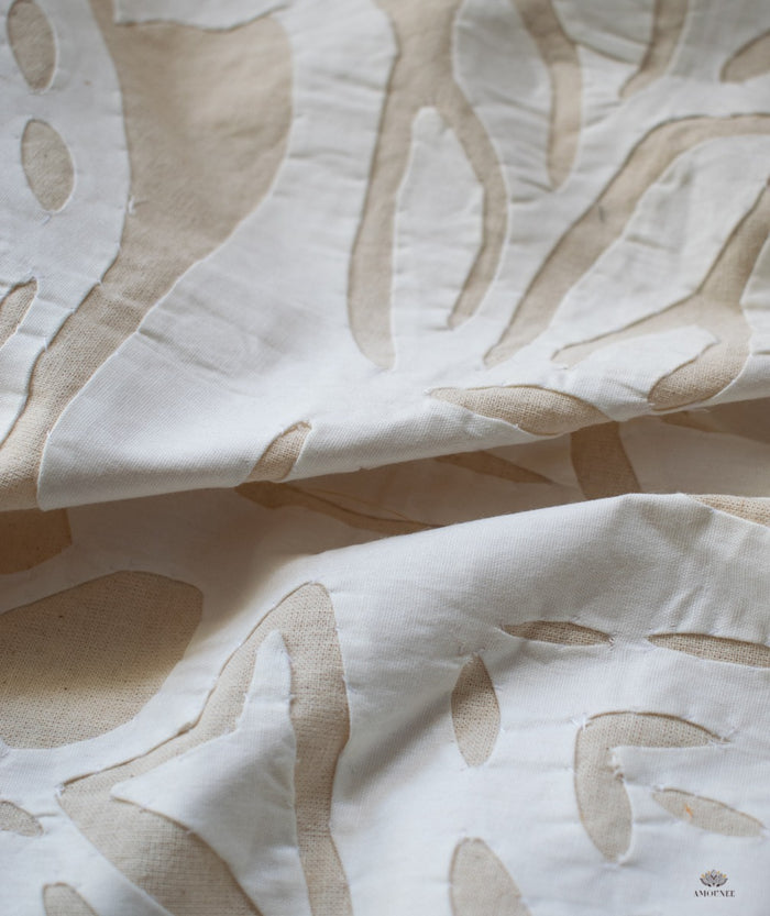 APPLIQUE CUSHION COVER (16*16 IN)