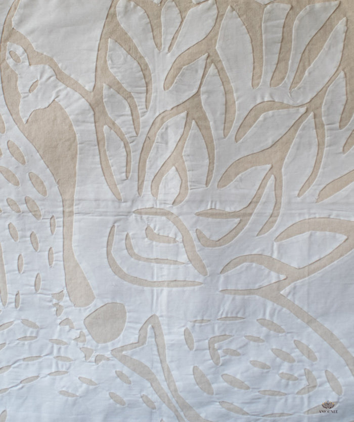 APPLIQUE CUSHION COVER (16*16 IN)