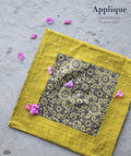 Applique Silk  Cushion cover (16*16 in)