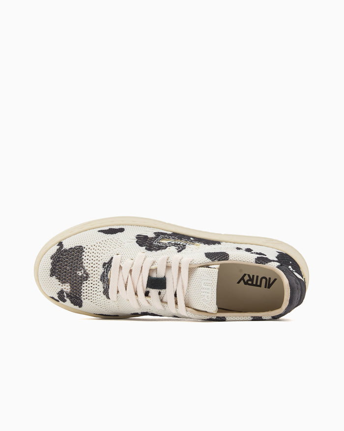 Sneakers Autry Women's Medalist Easeknit Low "Cow Print" - EKLWAF01