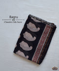 Bagru chanderi handblock saree