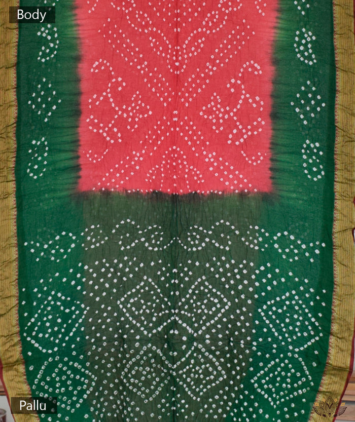 Bandhani Cotton Saree