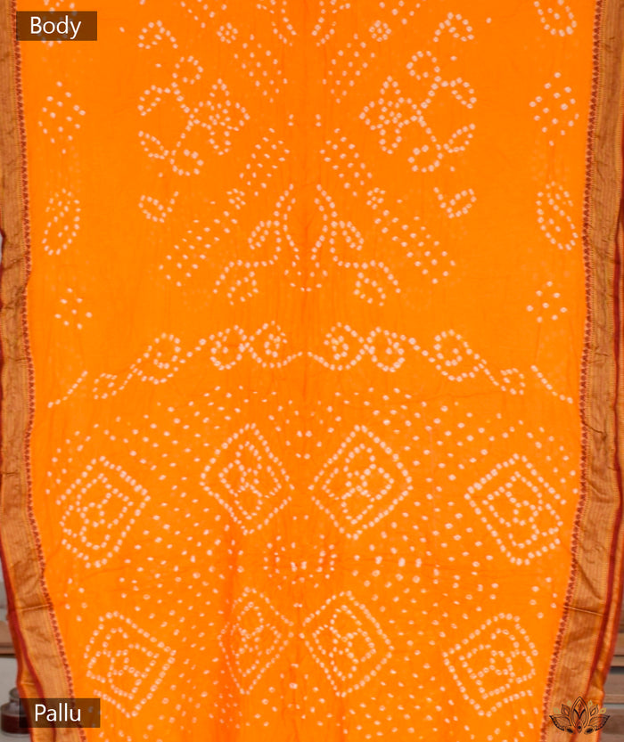 Bandhani Cotton Saree