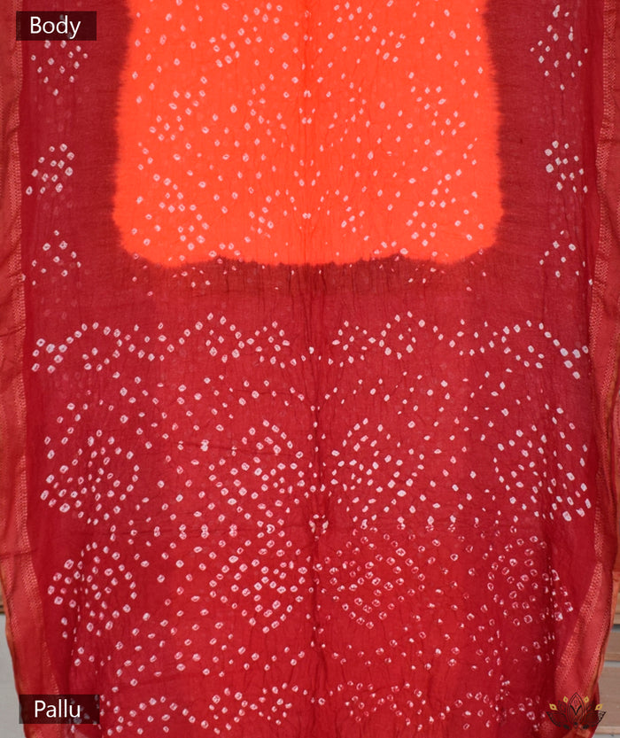 Bandhani Cotton Saree