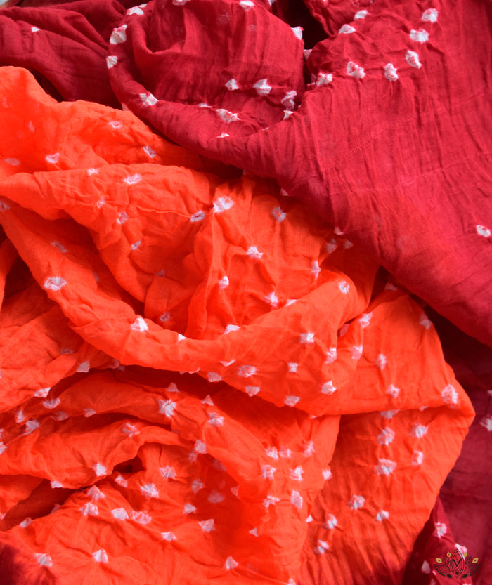 Bandhani Cotton Saree