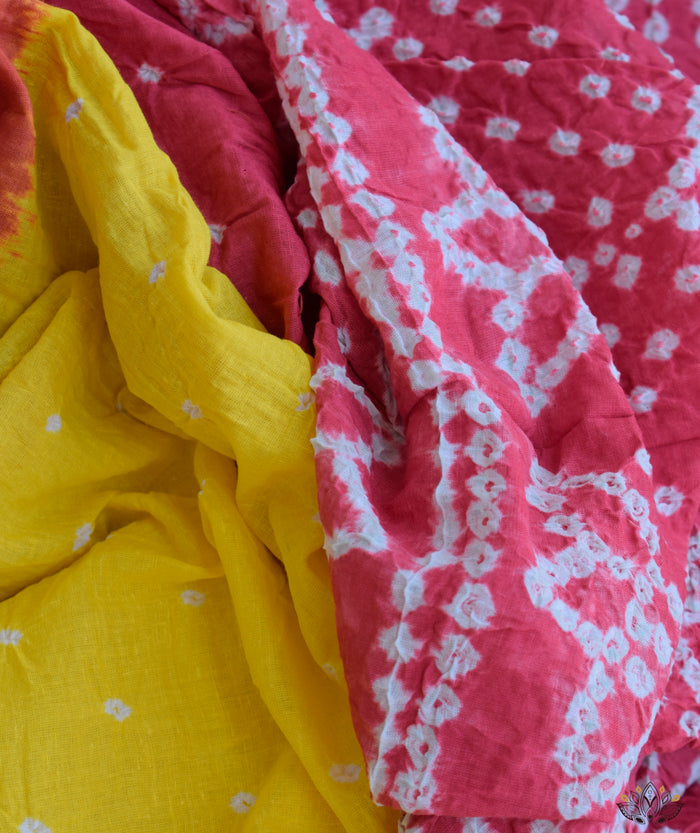 BANDHANI COTTON SAREE