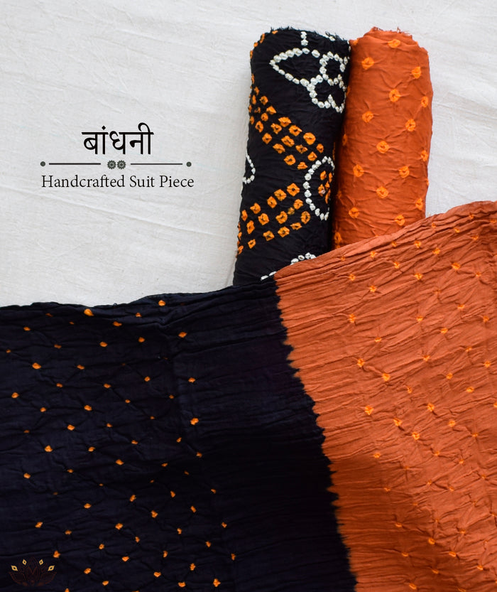 BANDHANI COTTON SUIT PIECE