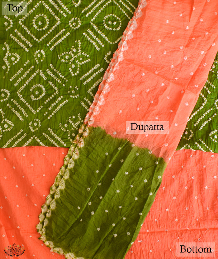 BANDHANI COTTON SUIT PIECE