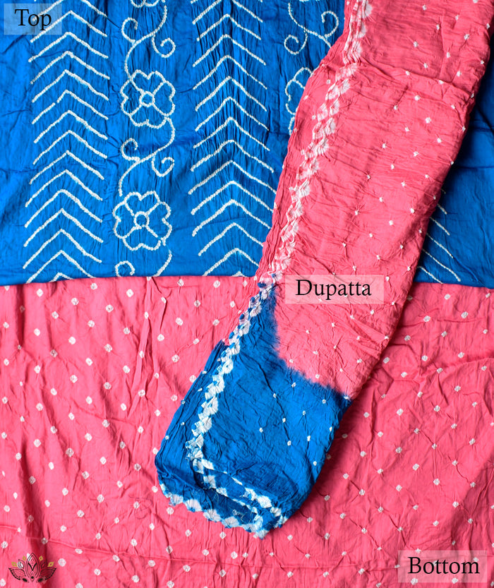 BANDHANI COTTON SUIT PIECE