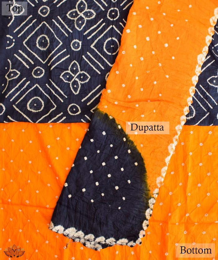 BANDHANI COTTON SUIT PIECE