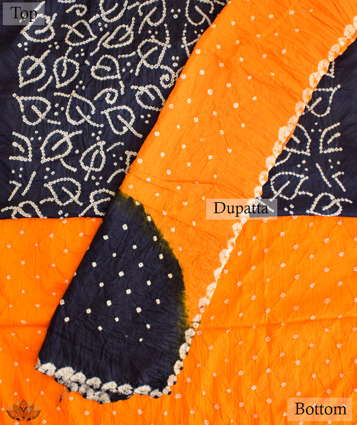 BANDHANI COTTON SUIT PIECE