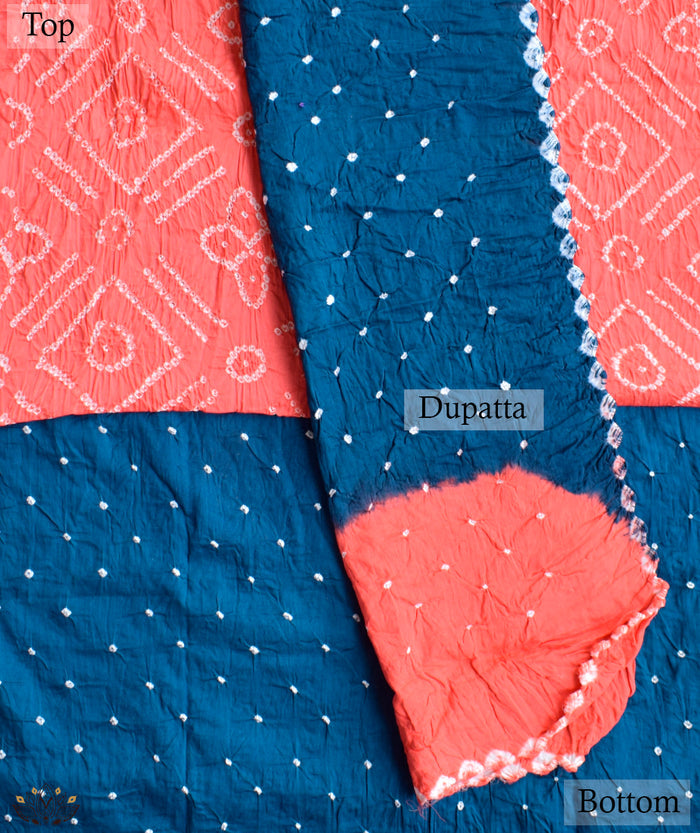 BANDHANI COTTON SUIT PIECE