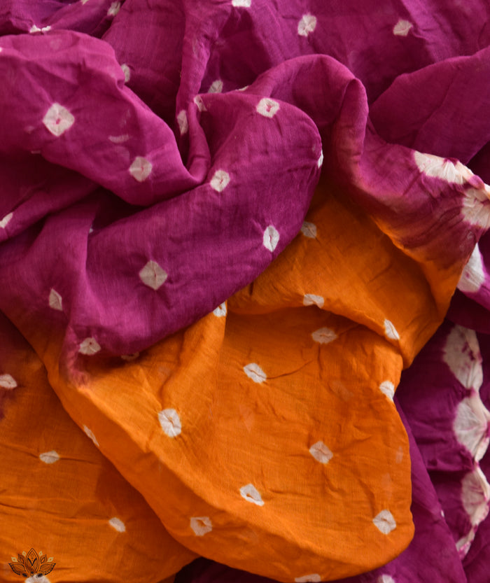 BANDHANI COTTON SUIT PIECE