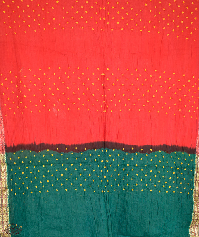 BANDHANI COTTON SUIT PIECE