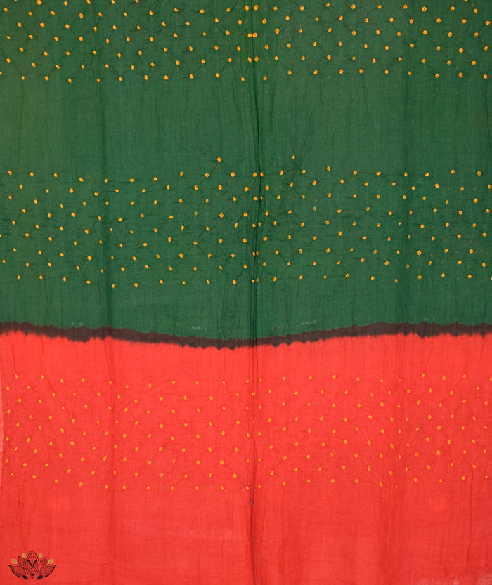 BANDHANI COTTON SUIT PIECE