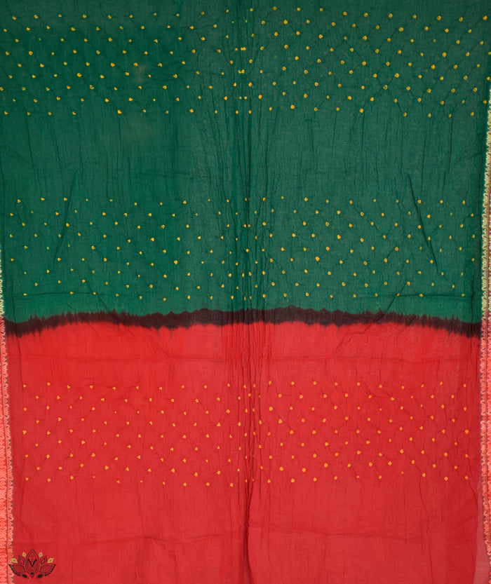 BANDHANI COTTON SUIT PIECE
