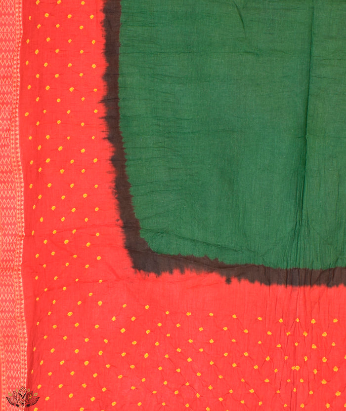 BANDHANI COTTON SUIT PIECE