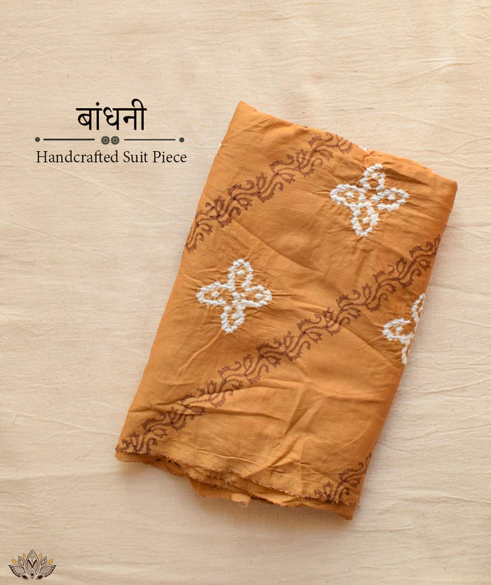 BANDHANI COTTON SUIT PIECE