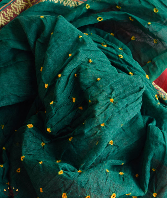 BANDHANI COTTON SUIT PIECE