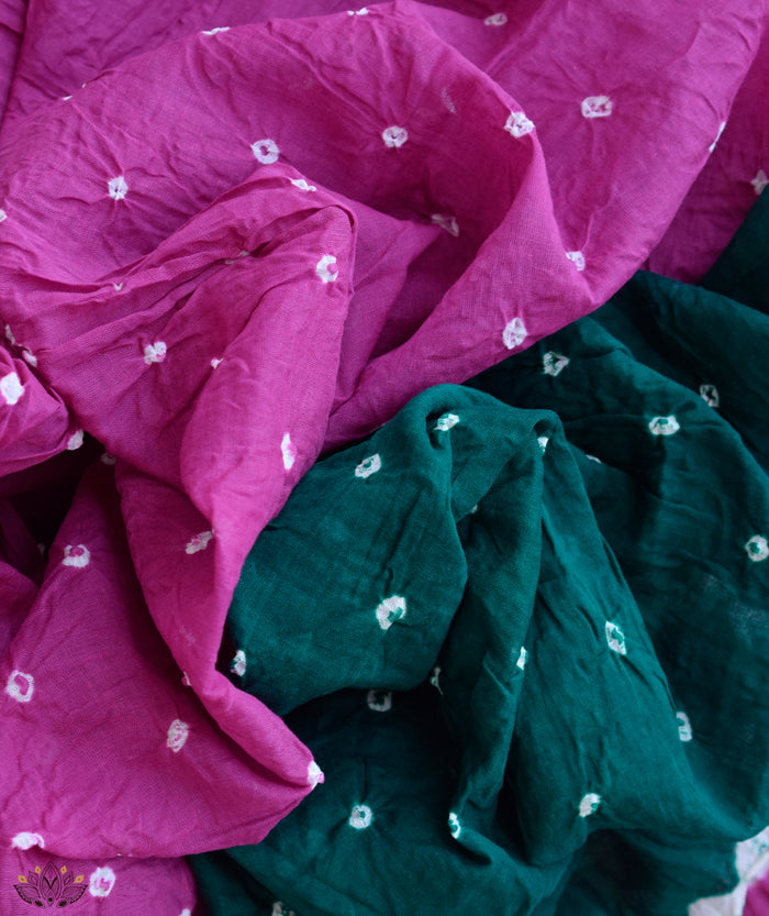 BANDHANI COTTON SUIT PIECE