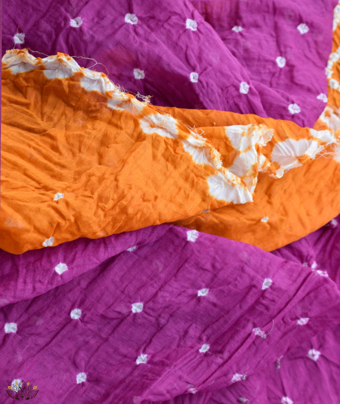 BANDHANI COTTON SUIT PIECE