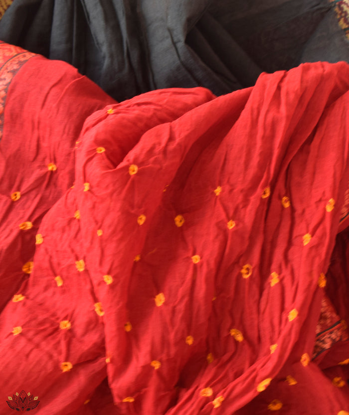 BANDHANI COTTON SUIT PIECE