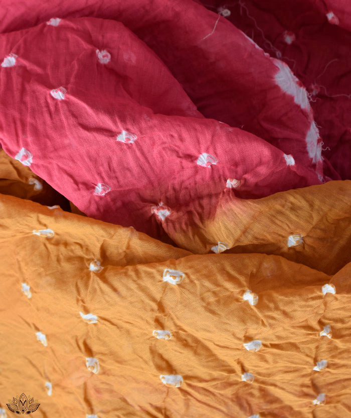 BANDHANI COTTON SUIT PIECE
