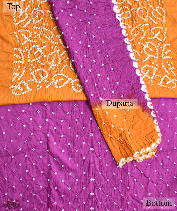 BANDHANI COTTON SUIT PIECE