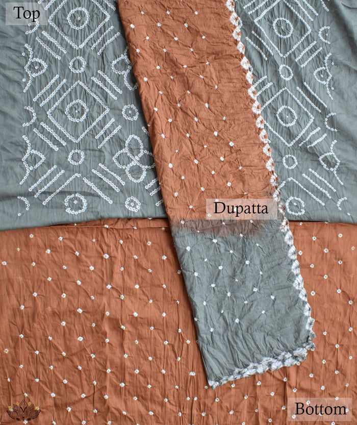 BANDHANI COTTON SUIT PIECE