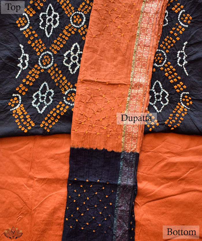 BANDHANI COTTON SUIT PIECE