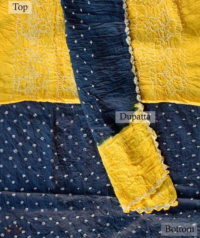 BANDHANI COTTON SUIT PIECE