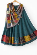 Barmer Applique Lehenga Dupatta Set