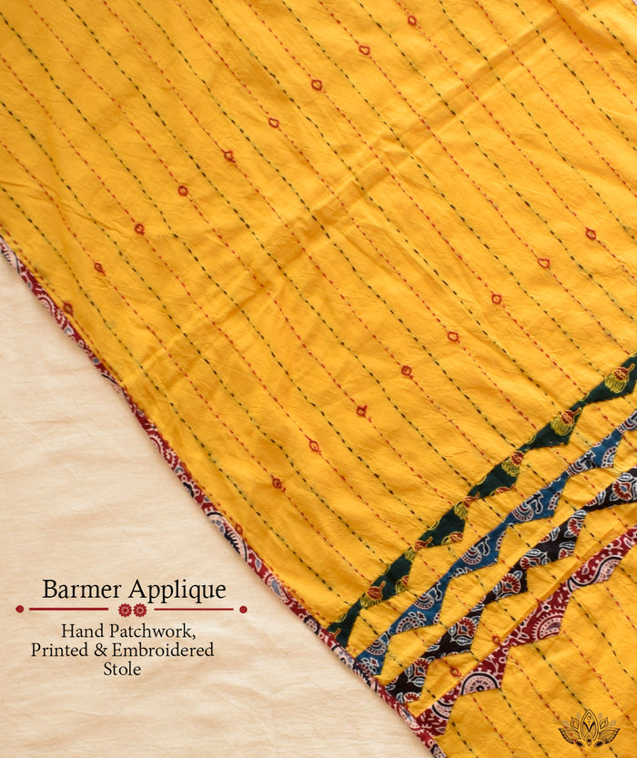 Barmer Applique Stole