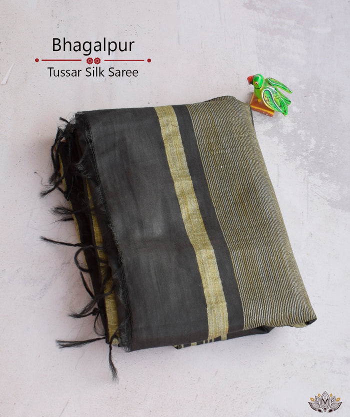 Bhagalpur Tussar silk Saree