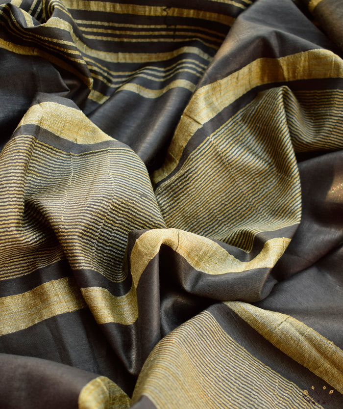Bhagalpur Tussar silk Saree