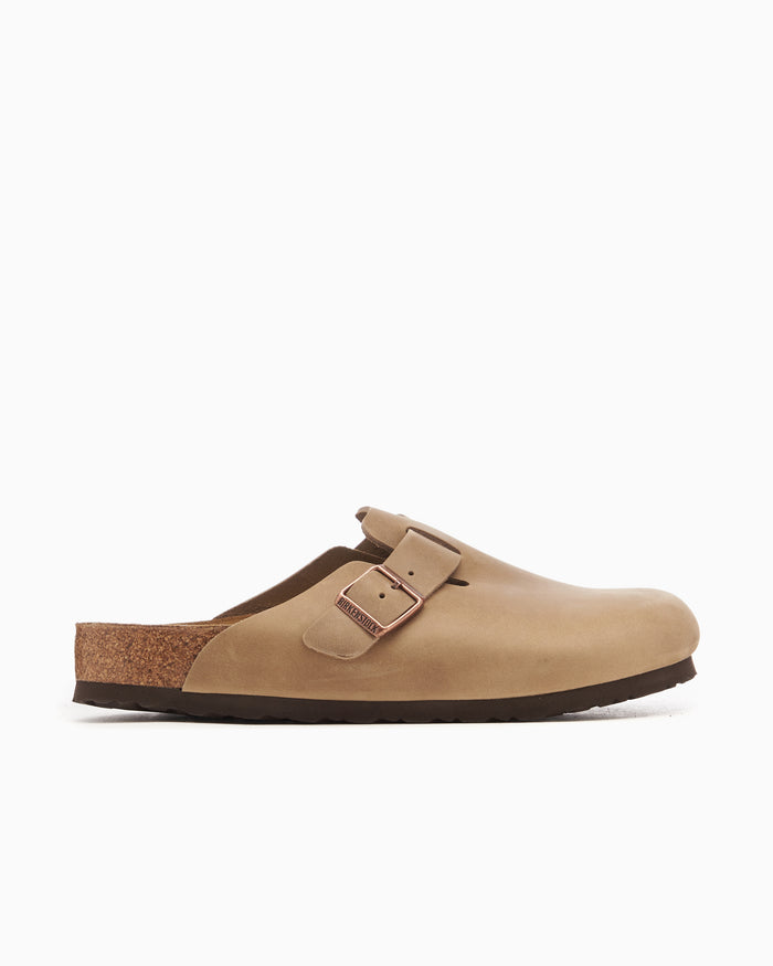 Clogs BIRKENSTOCK Boston Natural Leather Oiled Regular - 960811